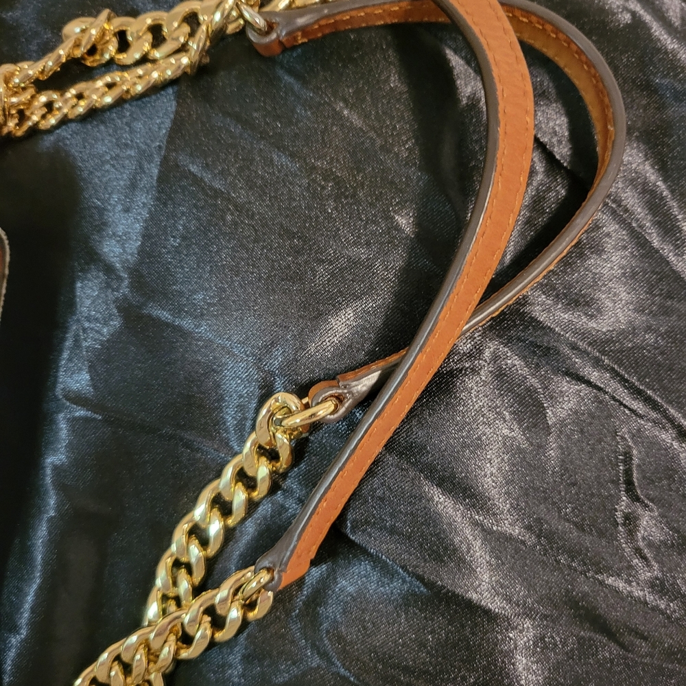 Michael Kors Cream and Brown Women's Bag - Picture 7 of 8